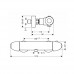 Hansgrohe 13356000 Ecostat Термостат для душа Ecomax