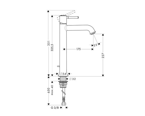 HANSGROHE Talis Classic Смеситель для раковины