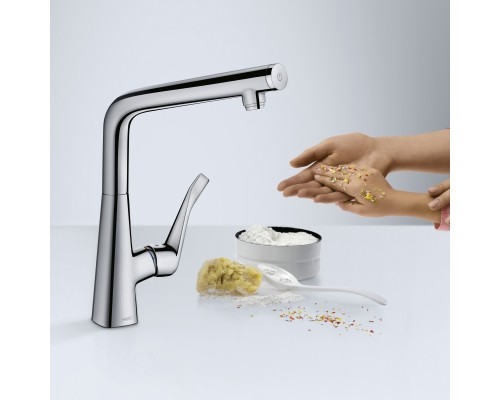 Hansgrohe 14883000 Metris Select кух.смес однор хром