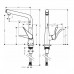 Hansgrohe 14883800 Metris Select одн. кух смес под сталь
