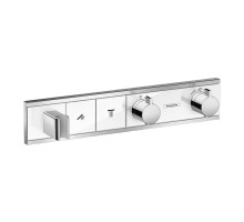 HANSGROHE Термостат прихованого монтажу RainSelect на 2 клавіші White/Chrome (15355400)