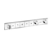 HANSGROHE Термостат прихованого монтажу RainSelect на 5 клавіш White/Chrome (15358400)