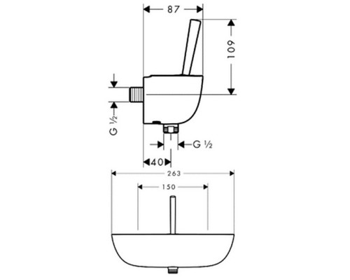 Hansgrohe 15672400 PuraVida Смеситель для душа