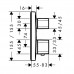 Hansgrohe 15708000 Термостат с запорным/переключающим