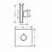 Hansgrohe 15734400 Термостат ShowerSelect Highflow,б/хр