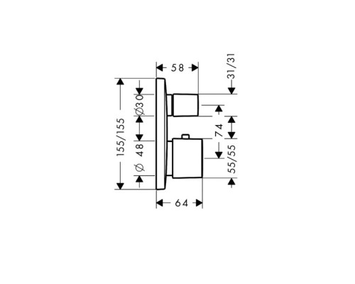 Hansgrohe 15771400 PuraVida Термостат