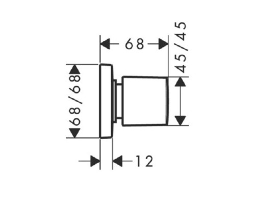 Hansgrohe 15978000 PuraVida Запорный вентиль