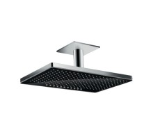 HANSGROHE Верхній душ Rainmaker Select 460 2jet з тримачем до стелі Black/Chrome (24004600)