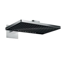 HANSGROHE Верхній душ Rainmaker Select 460 2jet з тримачем Black/Chrome (24005600)