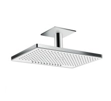 HANSGROHE Верхній душ Rainmaker Select 460 2jet EcoSmart з тримачем до стелі White/Chrome (24014400)