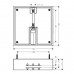 Hansgrohe 26254180 Скрытая ч. д/Raindance E 400 x 400 мм