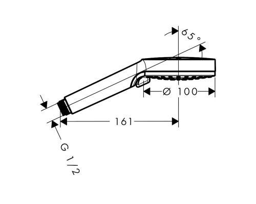 Hansgrohe 26332400 Crometta Vario ручной душ EcoSm 9 л