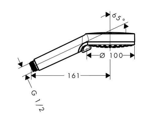 Hansgrohe 26336400 Ручной душ Crometta Vario Green, 6 л/