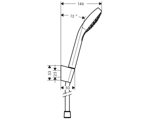 Hansgrohe 26425400 Cromа Select E Vario/Port душ/н, 1,25