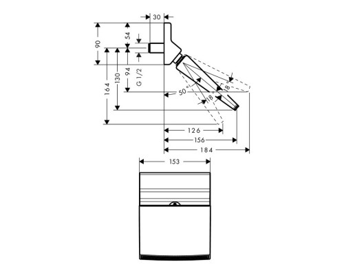 Hansgrohe 26442000 Raindance Rainfall 150 Верхний душ