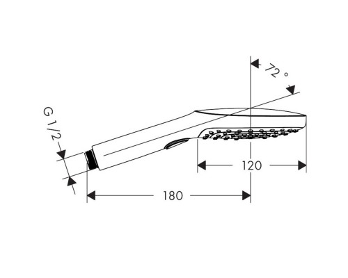 HANSGROHE Raindance Select 120 Air Ручной душ