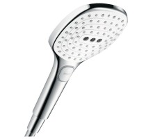 HANSGROHE Ручний душ Raindance Select E 120 3jet EcoSmart білий/хромований: 9л/хв (26521400)