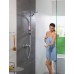 HANSGROHE Crometta Vario 26553400 душевая стойка 0,65 м + мыльница Casetta белый/хром