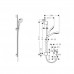 Hansgrohe 26572400 Croma Select S Vario Uni душ 0,90