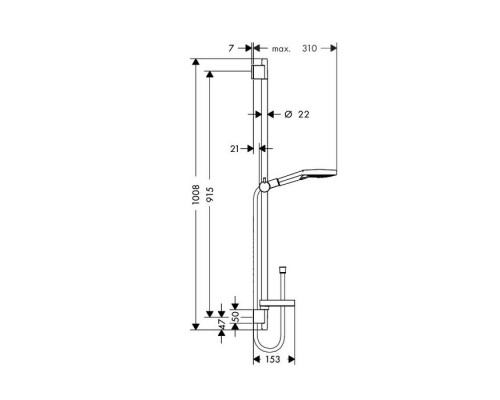 Hansgrohe 26631400 Raindance Select S 120 Душевой набор