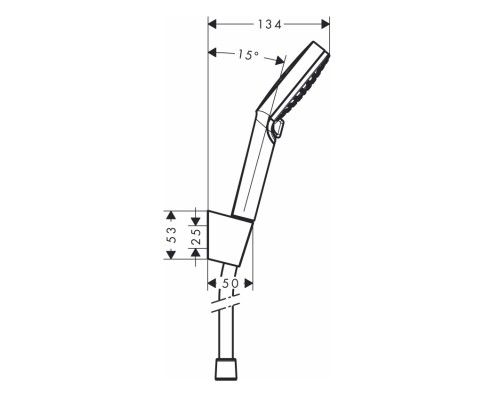 Hansgrohe 26694400 Crometta Vario Porter душевой набор