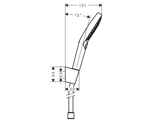 Hansgrohe 26721400 RD Select S 120 Port душ/н 1,60