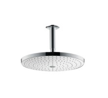 HANSGROHE Верхній душ Raindance Select S 300 2jet з тримачем зі стелі, хром/білий (27337400)