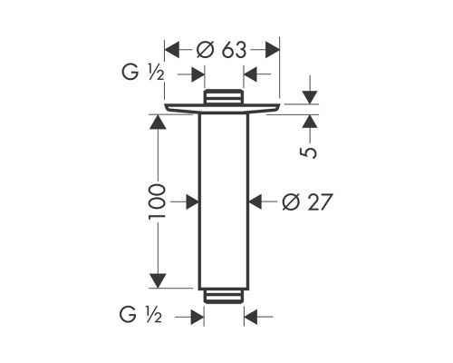 GROHE Rainshower Allure 230 27479000 верхний душ Ø 230 мм
