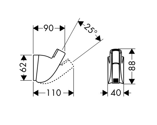 HANSGROHE Держатель Porter’A