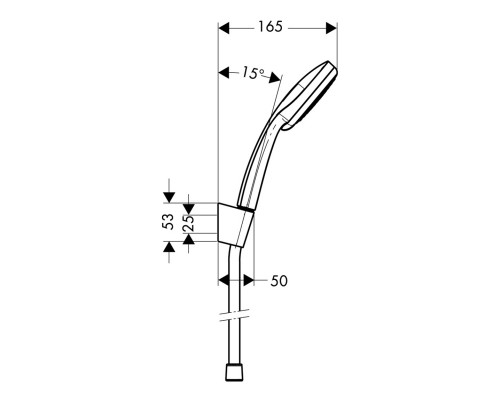 Hansgrohe 27592000 Croma 100 Vario Душевой набор