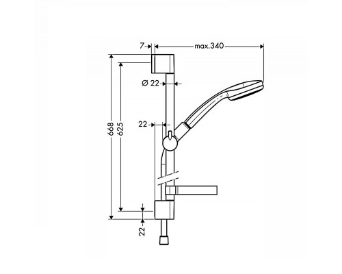 GROHE Power&Soul 130 27742000 душевой набор 4+ режима