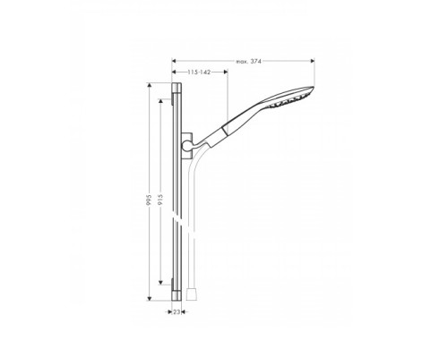 Hansgrohe 27853400 PuraVida Душевой набор