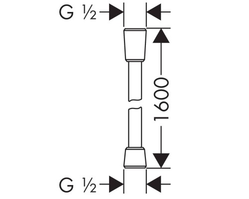 Hansgrohe 28276450 Isiflex Шланг для душа