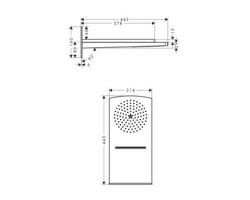 Hansgrohe 28433000 Raindance Rainfall 180 Верхний душ
