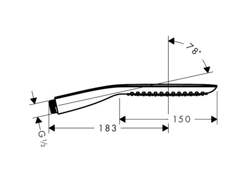 Hansgrohe 28558000 PuraVida Ручной душ