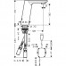 Hansgrohe 31103000 Metris S Эл. смеситель для раковины