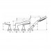 Hansgrohe 31441000 Metropol Classic смесит.д/ванн 4 отв.