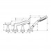 Hansgrohe 31449000 Metropol Classic смесит.д/ванн 4 отв.