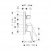 Hansgrohe 31487000 Metris Смеситель для ванны