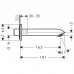 Hansgrohe 31494000 Metris Излив на ванну