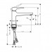 Hansgrohe 32502000 Metropol смеситель д/раков.однор.100