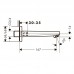 Hansgrohe 32542000 Metropol излив на ванну,хром