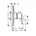 HANSGROHE Talis Смеситель для душа, однорычажн