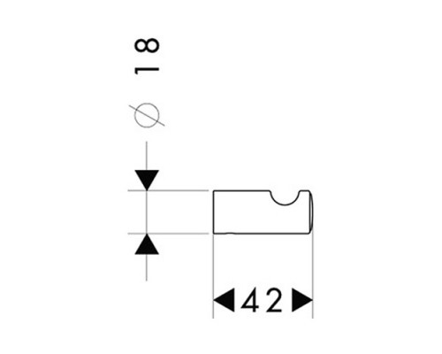 Hansgrohe 41611000 Logis Classic Крючок