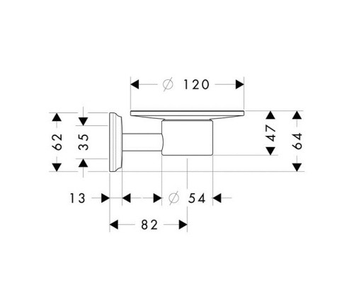 Hansgrohe 41615000 Logis Classic Мыльница