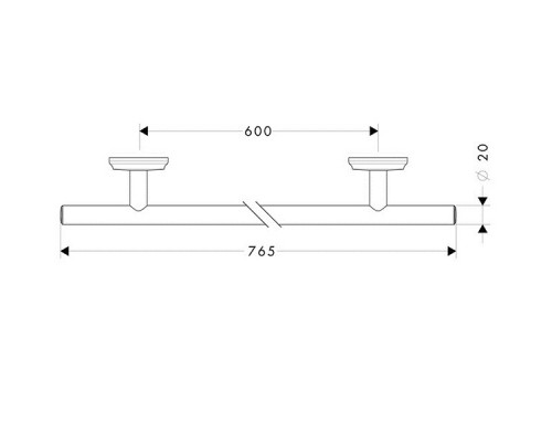 Hansgrohe 41616000 Logis Classic Полотенцедержатель