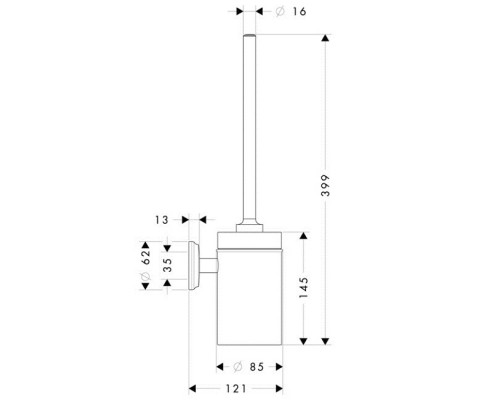 Hansgrohe 41632000 Logis Classic Набор для WC