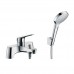 Hansgrohe 71044000 Novus Смес. на край ванны с р. душем