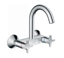 HANSGROHE Змішувач Logis Classic двохвентильний для кухні зі стіни (71286000)