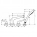 Hansgrohe 71333000 Novus Смеситель на край ванны